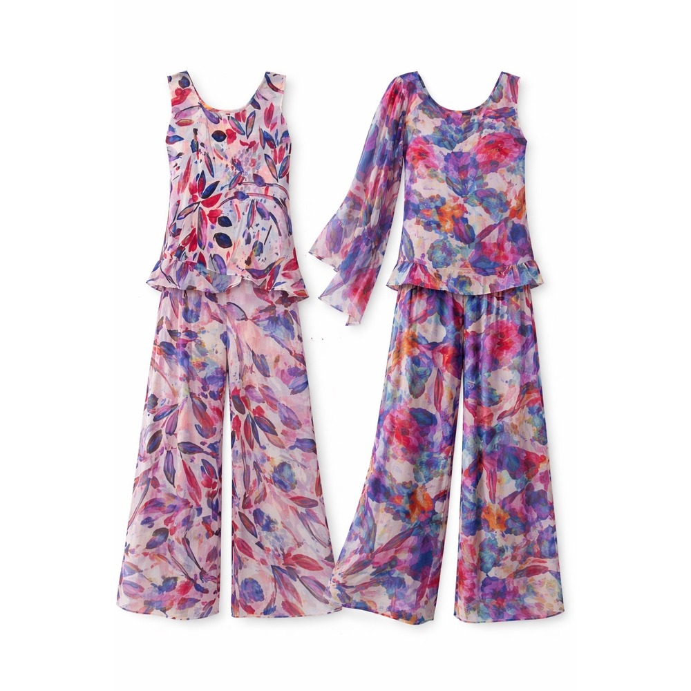 MISS NIKKY Womens Reversible Abstract Floral Print Sleeveless‎ Dress Size M NEW